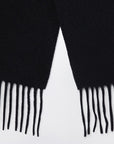 Destin Black cashmere scarf