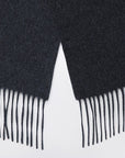 Destin Dark grey cashmere scarf