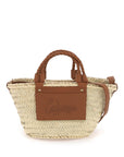 CASTANER raffia basket bag for