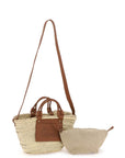 CASTANER raffia basket bag for