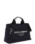 Dolce & Gabbana rubberized logo nylon duffle bag