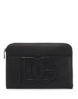 Dolce & Gabbana "embossed leather media pouch