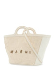 Marni beige cotton and nylon handbag with woven design