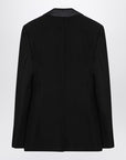 Max Mara Pianoforte Black wool smoking jacket
