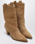 Aquazzura Boogie camel-coloured Texan boots