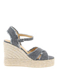 CASTANER lurex bromelia wedge sandals