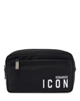 Dsquared2 rectangular beauty case icon black