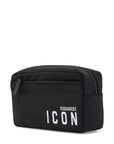 Dsquared2 rectangular beauty case icon black