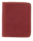 Guidi elegant red kangaroo leather wallet with card slots