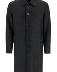 Harris Wharf London single-breasted pressed wool coat