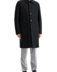 Harris Wharf London single-breasted pressed wool coat