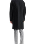 Harris Wharf London single-breasted pressed wool coat