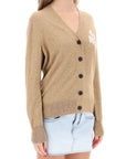 Isabel Marant Etoile karin cardigan with logo intarsia