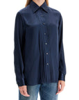 Tom Ford silk charmeuse blouse shirt