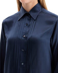 Tom Ford silk charmeuse blouse shirt