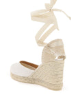 CASTANER lurex carina wedge espadrilles