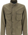 Woolrich "field jacket in cotton and linen blend"