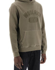 Woolrich vintage-look hoodie with logo print and