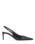 Dolce & Gabbana glossy leather slingback dã©