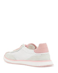 Dolce & Gabbana white and pink dg logo sneakers