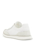 Dolce & Gabbana white leather low-top sneakers with dg logo