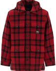 Woolrich plaid cruiser hooded jacket