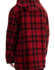 Woolrich plaid cruiser hooded jacket