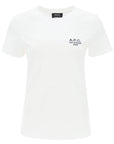 A.P.C. denise t-shirt with logo embroidery