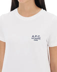 A.P.C. denise t-shirt with logo embroidery