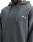 A.P.C. hooded sweatshirt with flocked