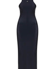 Coperni shiny jersey midi dress in