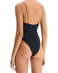 Tropic Of C one-piece high twist swims