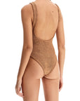 Hunza G. full-body domino swimsuit