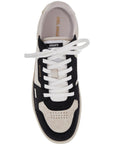 Axel Arigato sneaker dice lo beige and black in leather and suede with recycled materials