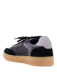 Axel Arigato black low sneakers in eco-friendly leather and suede with beige sole