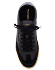 Axel Arigato black low sneakers in eco-friendly leather and suede with beige sole