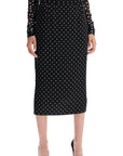 Dolce & Gabbana stretch charmeuse pencil skirt