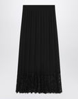 Dolce & Gabbana Dolce&Gabbana Gonna midi in chiffon and black lace