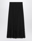 Dolce & Gabbana Dolce&Gabbana Gonna midi in chiffon and black lace