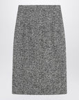 Dolce & Gabbana Dolce&Gabbana Pencil skirt in speckled wool blend