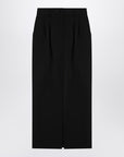 Dolce & Gabbana Dolce&Gabbana Black gabardine wool pencil skirt