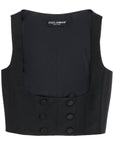 Dolce & Gabbana silk tuxedo vest