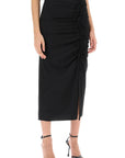 Ganni midi skirt with ornamental bows