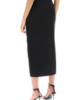 Ganni midi skirt with ornamental bows