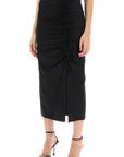 Ganni midi skirt with ornamental bows