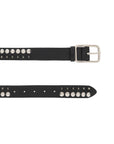 Alessandra Rich leather belt with spikes