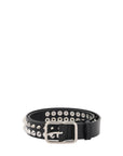 Alessandra Rich leather belt with spikes