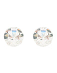 Alessandra Rich large crystal clip-on earrings