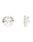 Alessandra Rich large crystal clip-on earrings