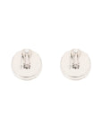 Alessandra Rich large crystal clip-on earrings